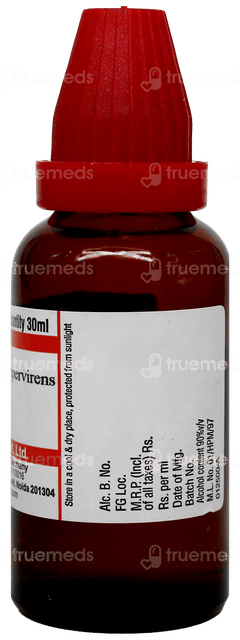 Dr Willmar Schwabe Gelsemium Sempervirens 200Ch Dilution 30Ml